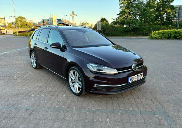 Volkswagen Golf cena 56900 przebieg: 222000, rok produkcji 2017 z Warszawa małe 67
